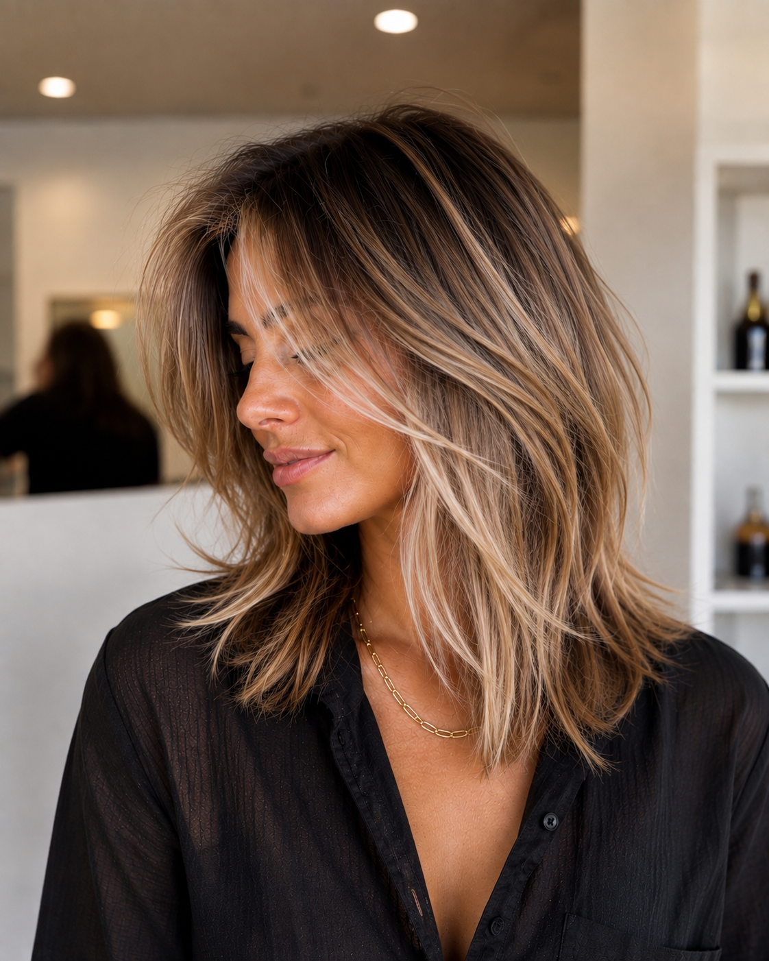 Precision haircut by Katie Shumway in Dana Point, CA