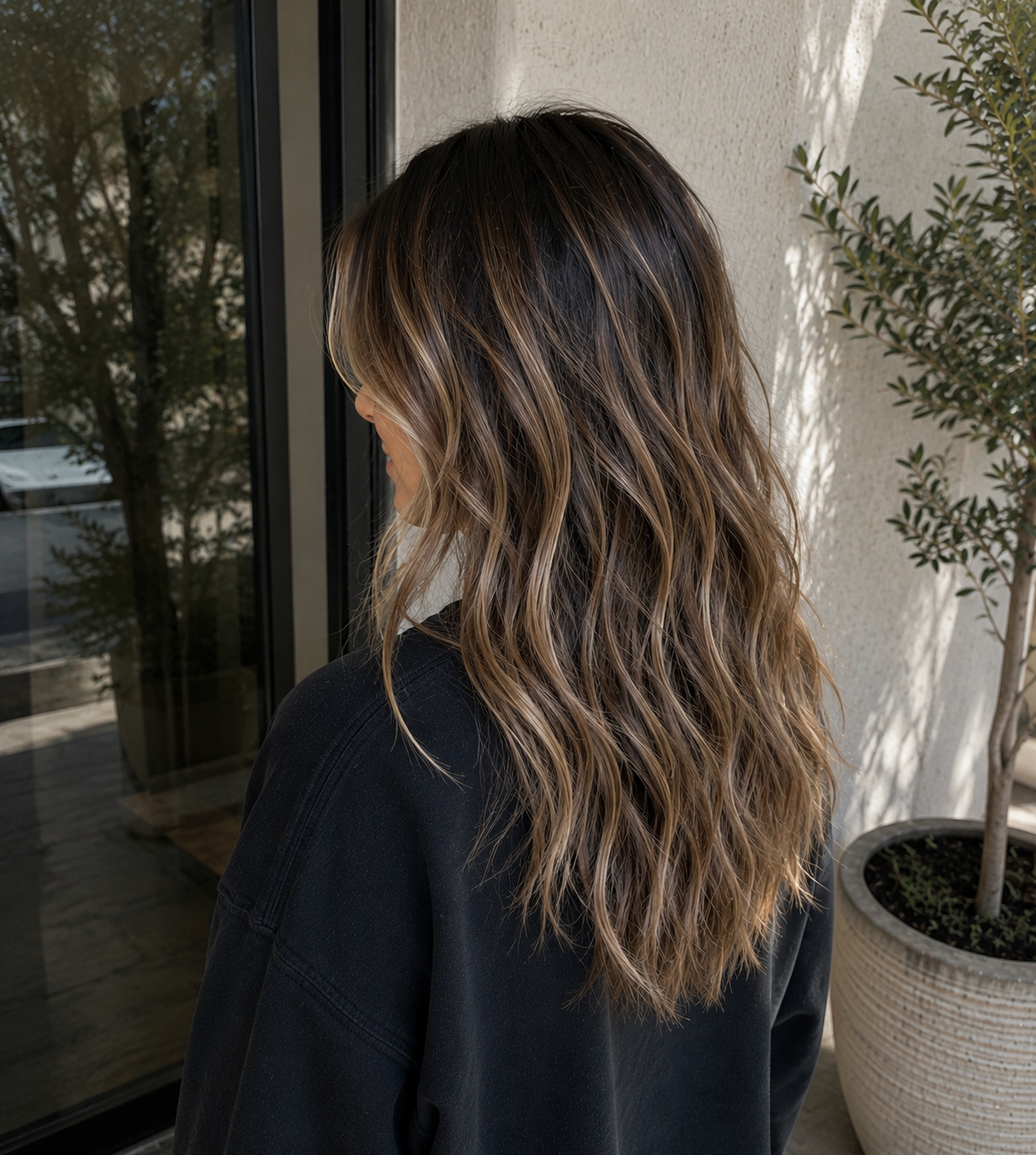 Hair transformation 2 — balayage and extensions by Katie Shumway in Dana Point