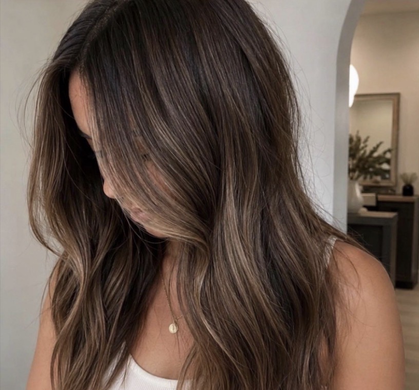 Hair transformation 9 — balayage and extensions by Katie Shumway in Dana Point