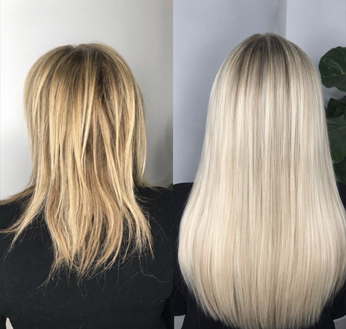 Hair transformation 11 — balayage and extensions by Katie Shumway in Dana Point