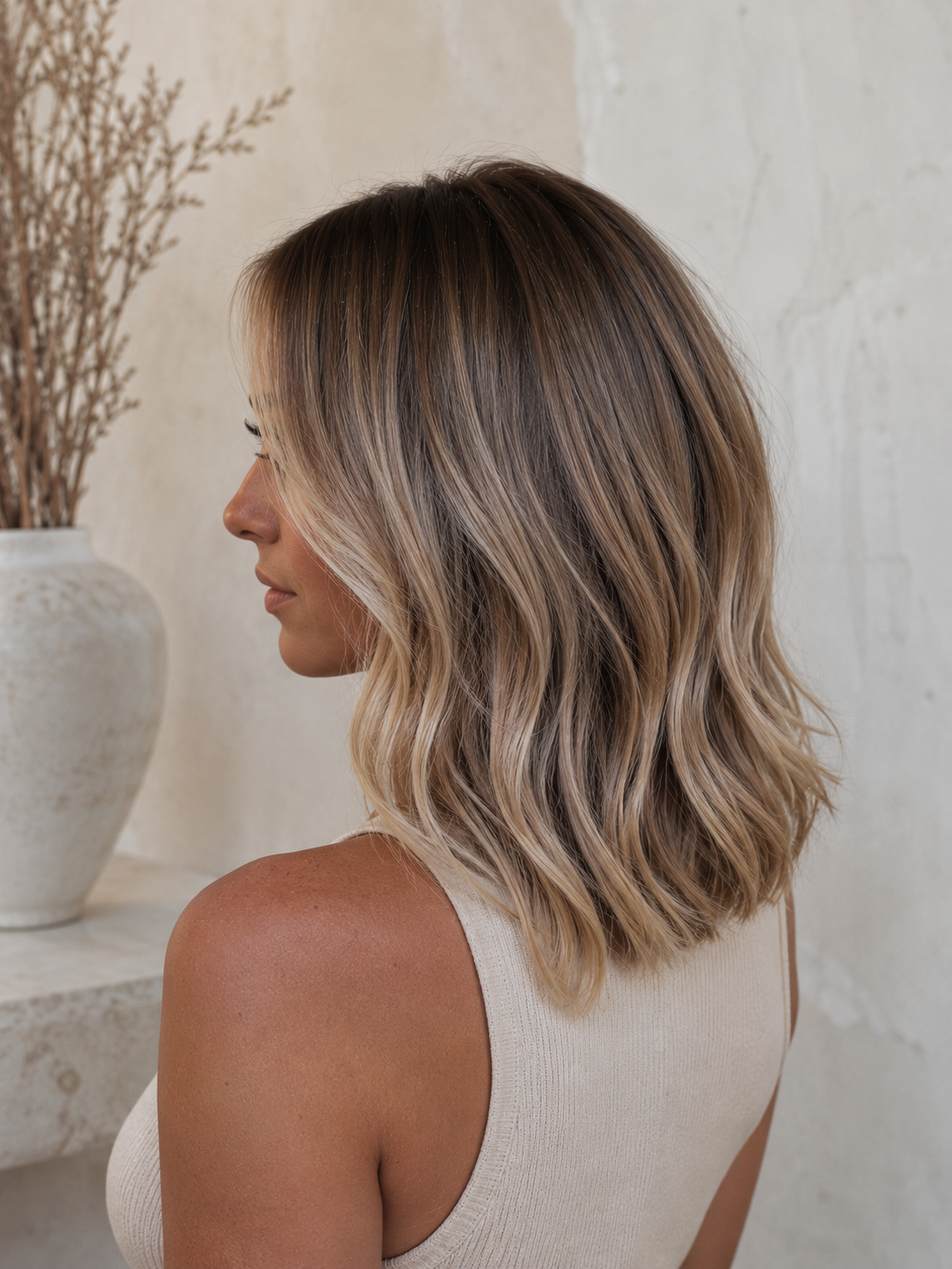 Hair transformation by Katie Shumway — balayage color result in Dana Point